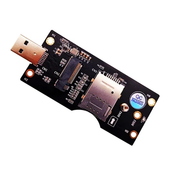 NGFF M. 2 Key B pro USB 3.0 Adaptér Rozšiřující Kartu se SIM, 8Pin Card Slot pro WWAN/LTE, 3G/4G/5G Modul