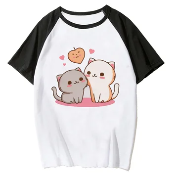 Peach Goma t-košile, ženy, manga Japonský návrhář t-košile, ženské grafické 2000s oblečení